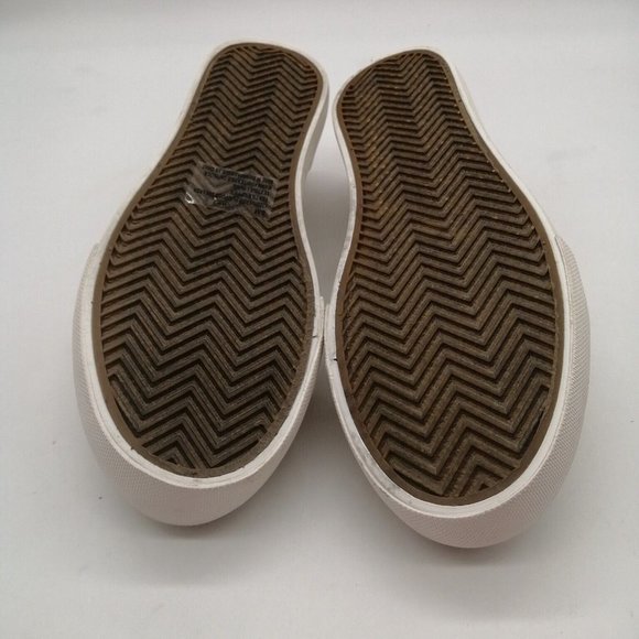 Maurices Womens Sneakers Sadie Beige Canvas Lace Up Walking‎ Shoe Platform 9 - Picture 5 of 12